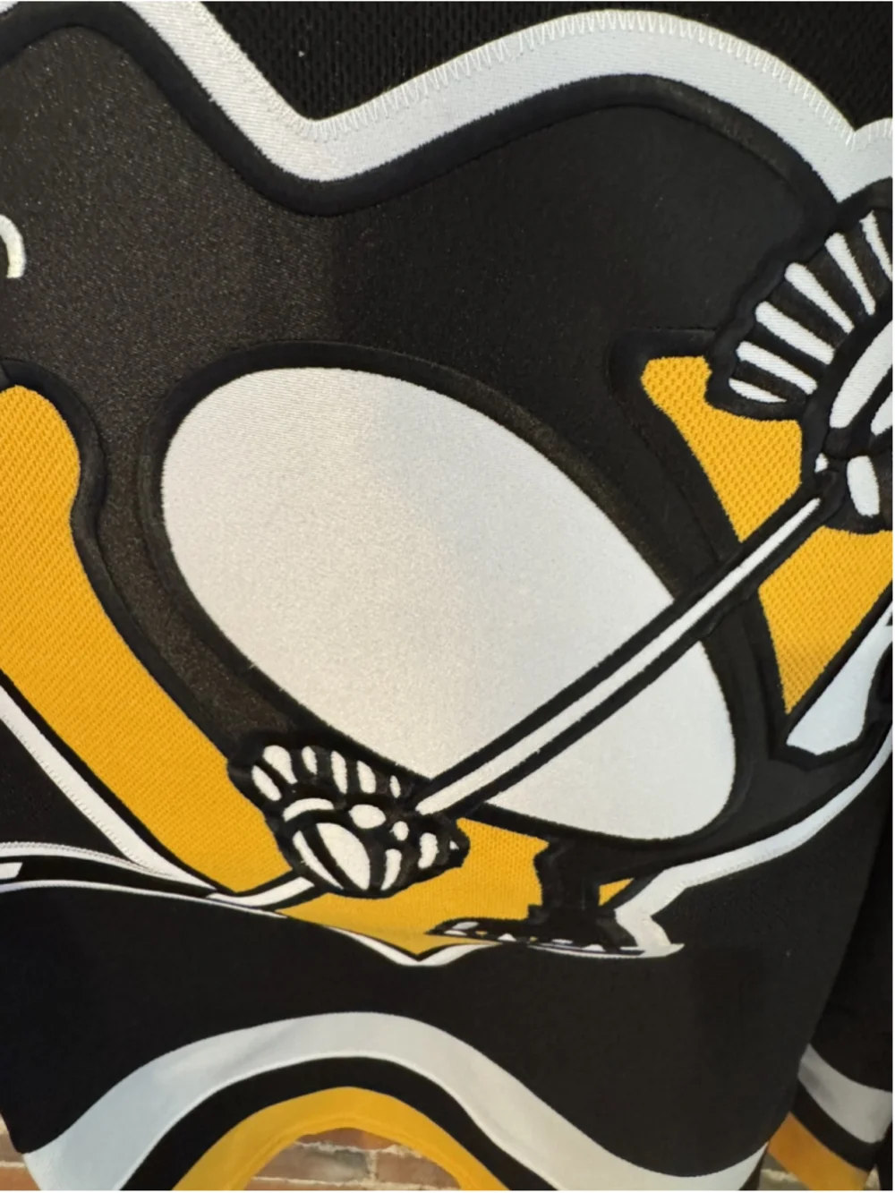 Pittsburgh Penguins Black Adidas Jersey With Fight Strap Size 56 NEW WITH TAGS